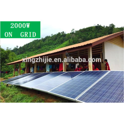 500W 2kw grid tied solar power system home grid PV system for free energy